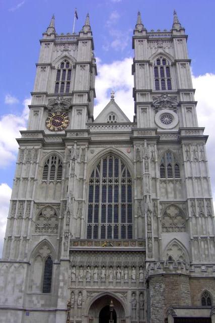 The top of Westminster Abbey