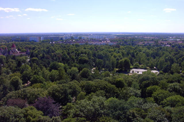 View from Voelkerschlactdenkmal 2