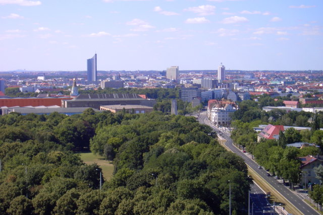 View from Voelkerschlactdenkmal 5
