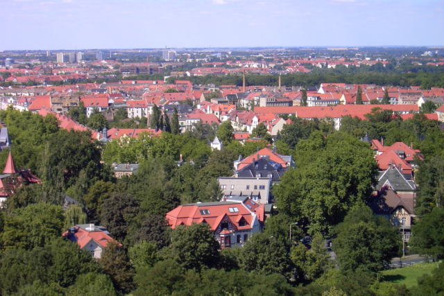 View from Voelkerschlactdenkmal 6