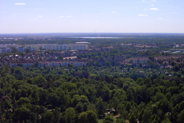 View from Voelkerschlactdenkmal 9