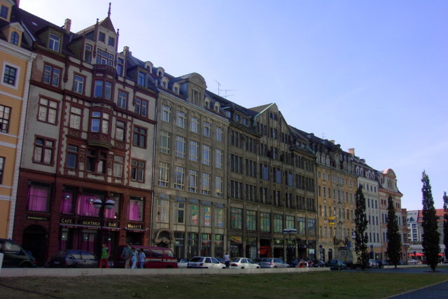 Buildings in Leipzigs inner city