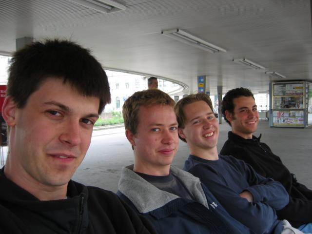 Allyn, Jason, me, and Eric in Vienna