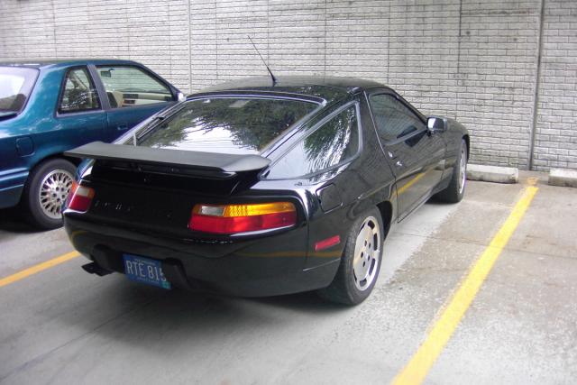 Another nice Porsche 928.  We found this one sitting in the back of a parking lot.