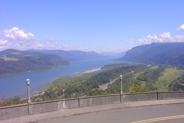 Columbia River Gorge - View from Crown Point