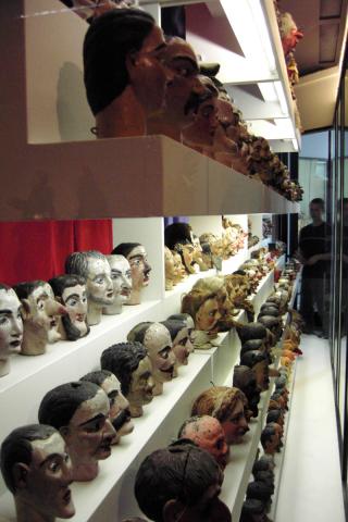 Heads in the Munich Stadtmuseum