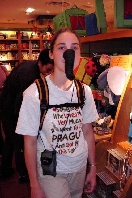 Here's a twist: Megan *is* the elephant!