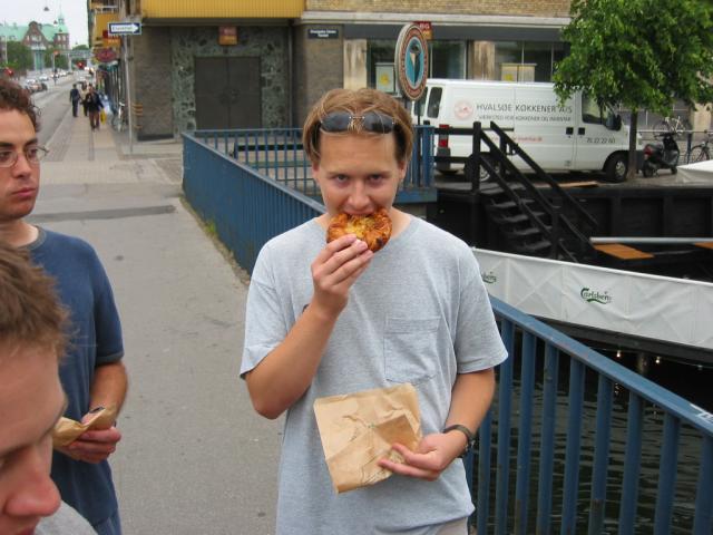 I just had to eat a Danish in Denmark.  Strangely enough, it was called Weinerbrod (Vienna bread).