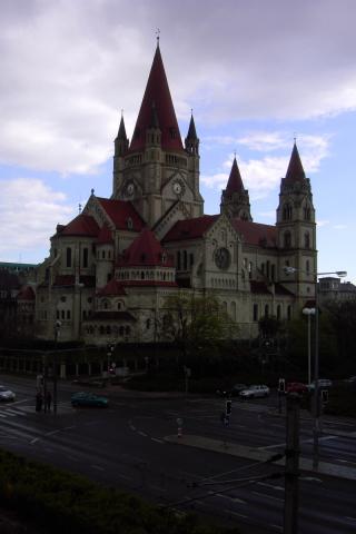 Just a cool church we saw from the metro in Vienna.