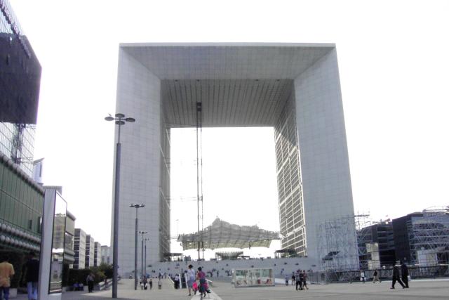 La Defense in Paris.  It's not the coolest thing in the world, but it's nice to have finally seen it up close.