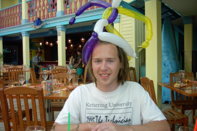 Me and my balloon hat