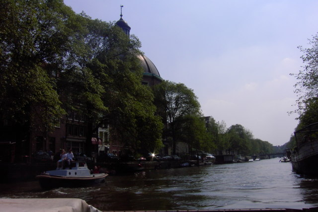 Our hostel included a boat ride down the canals in Amsterdam, which was quite memorable!