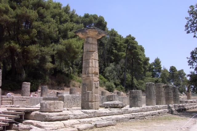 The tallest thing still standing in ancient Olympia