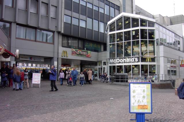 This is the only McDonald's in Ulm.