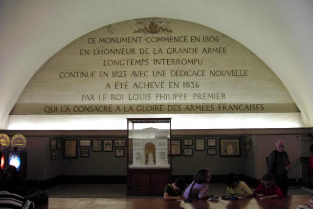 This wall is inside the Arc de Triumph.  With enough time, I can almost read it.
